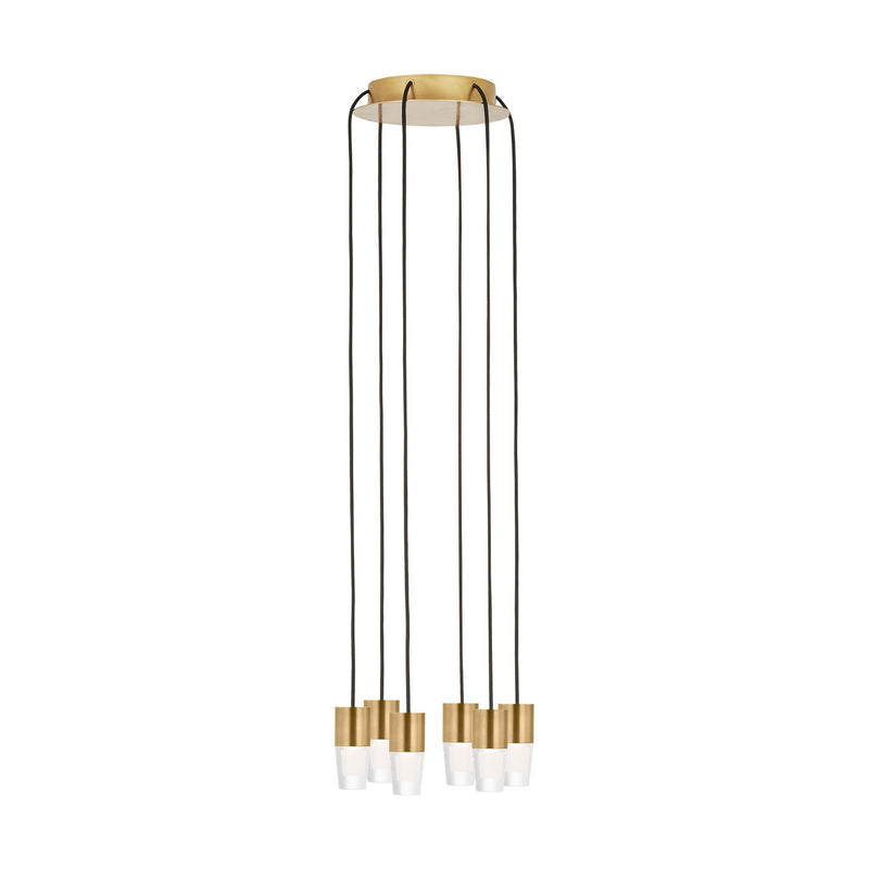 LED Chandelier<br /><span style="color:#4AB0CE;">Entrega: 4-10 dias en USA</span><br /><span style="color:#4AB0CE;font-size:60%;">PREGUNTE POR ENTREGA EN PANAMA</span><br />Collection: Lassell<br />Finish: Natural Brass