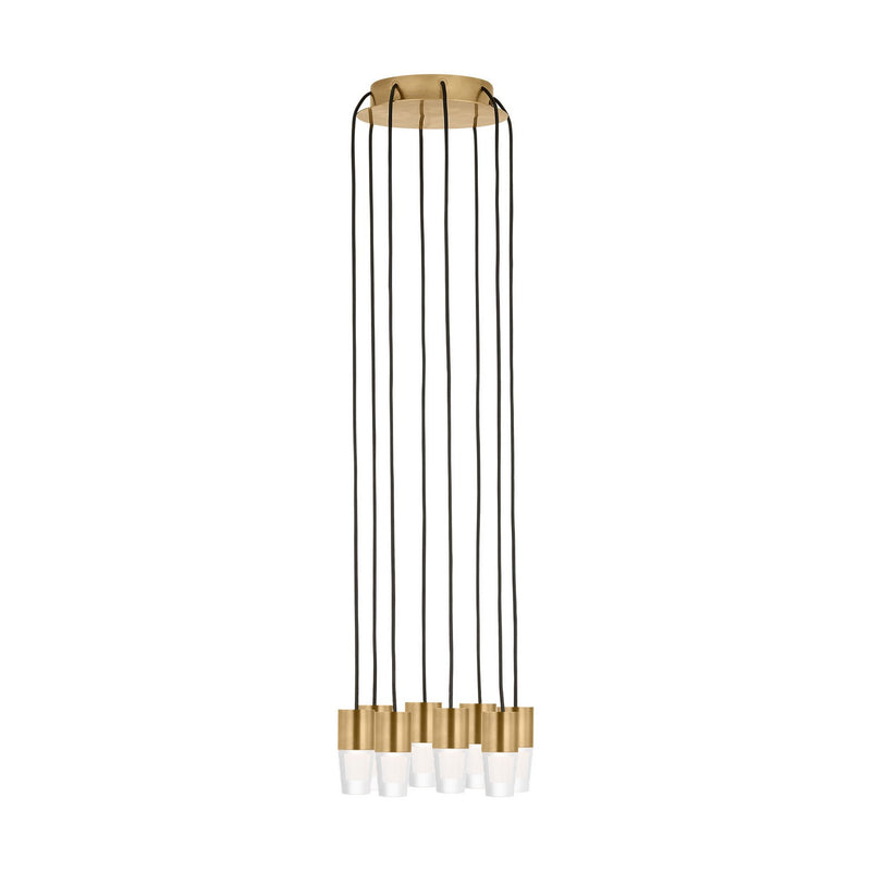 LED Chandelier<br /><span style="color:#4AB0CE;">Entrega: 4-10 dias en USA</span><br /><span style="color:#4AB0CE;font-size:60%;">PREGUNTE POR ENTREGA EN PANAMA</span><br />Collection: Lassell<br />Finish: Natural Brass