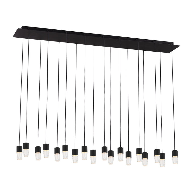 Visual Comfort Modern - SLCH39327B - LED Chandelier - Lassell - Nightshade Black