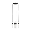 Visual Comfort Modern - SLCH39927B - LED Chandelier - Lassell - Nightshade Black