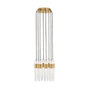 LED Chandelier<br /><span style="color:#4AB0CE;">Entrega: 6-7 semanas en USA</span><br /><span style="color:#4AB0CE;font-size:60%;">PREGUNTE POR ENTREGA EN PANAMA</span><br />Collection: Lassell<br />Finish: Natural Brass