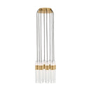 LED Chandelier<br /><span style="color:#4AB0CE;">Entrega: 10-11 semanas en USA</span><br /><span style="color:#4AB0CE;font-size:60%;">PREGUNTE POR ENTREGA EN PANAMA</span><br />Collection: Lassell<br />Finish: Natural Brass