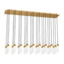 Visual Comfort Modern - SLCH40327NB-277 - LED Chandelier - Lassell - Natural Brass