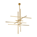 LED Chandelier<br /><span style="color:#4AB0CE;">Entrega: 4-10 dias en USA</span><br /><span style="color:#4AB0CE;font-size:60%;">PREGUNTE POR ENTREGA EN PANAMA</span><br />Collection: Cityscape<br />Finish: Natural Brass