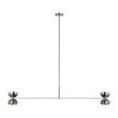 LED Linear Chandelier<br /><span style="color:#4AB0CE;">Entrega: 4-10 dias en USA</span><br /><span style="color:#4AB0CE;font-size:60%;">PREGUNTE POR ENTREGA EN PANAMA</span><br />Collection: Shanti<br />Finish: Polished Nickel