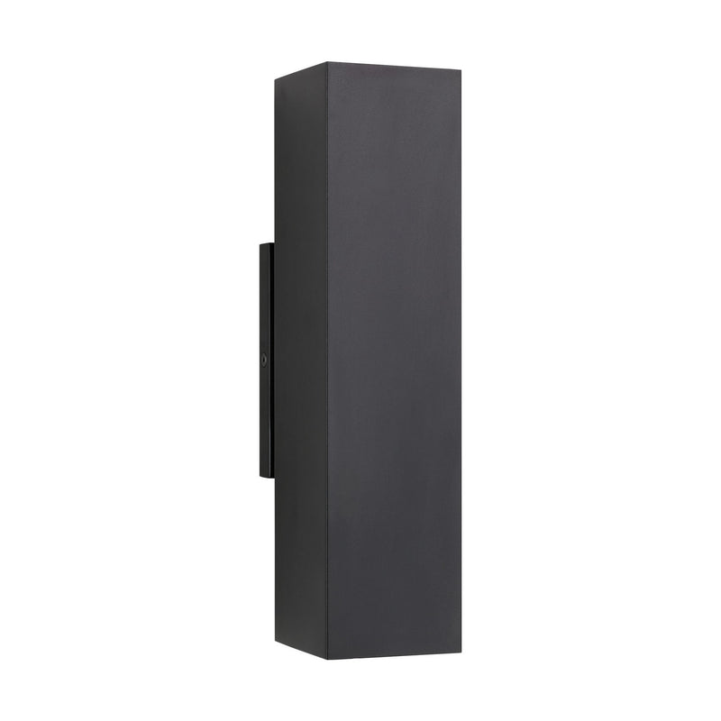 LED Outdoor Wall Mount<br /><span style="color:#4AB0CE;">Entrega: 4-10 dias en USA</span><br /><span style="color:#4AB0CE;font-size:60%;">PREGUNTE POR ENTREGA EN PANAMA</span><br />Collection: Pressa<br />Finish: Black