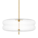 LED Pendant<br /><span style="color:#4AB0CE;">Entrega: 15-16 semanas en USA</span><br /><span style="color:#4AB0CE;font-size:60%;">PREGUNTE POR ENTREGA EN PANAMA</span><br />Collection: Shakkei<br />Finish: Natural Brass