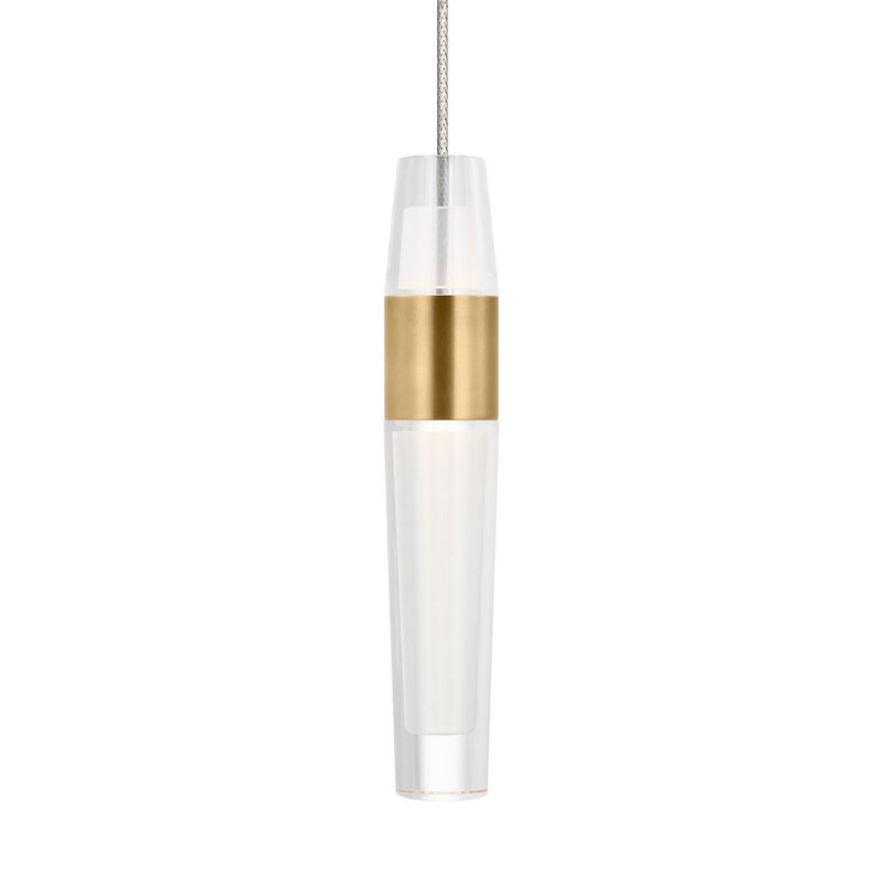 Visual Comfort Modern - SLPD396MO27NB - LED Pendant - Lassell - Natural Brass