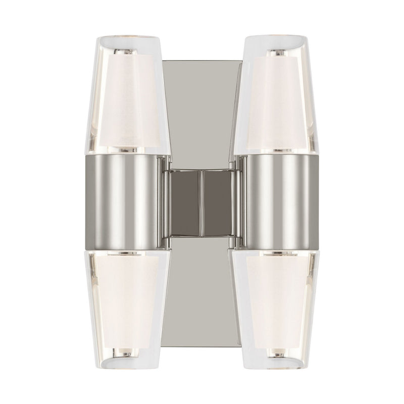 LED Wall Sconce<br /><span style="color:#4AB0CE;">Entrega: 4-10 dias en USA</span><br /><span style="color:#4AB0CE;font-size:60%;">PREGUNTE POR ENTREGA EN PANAMA</span><br />Collection: Lassell<br />Finish: Polished Nickel