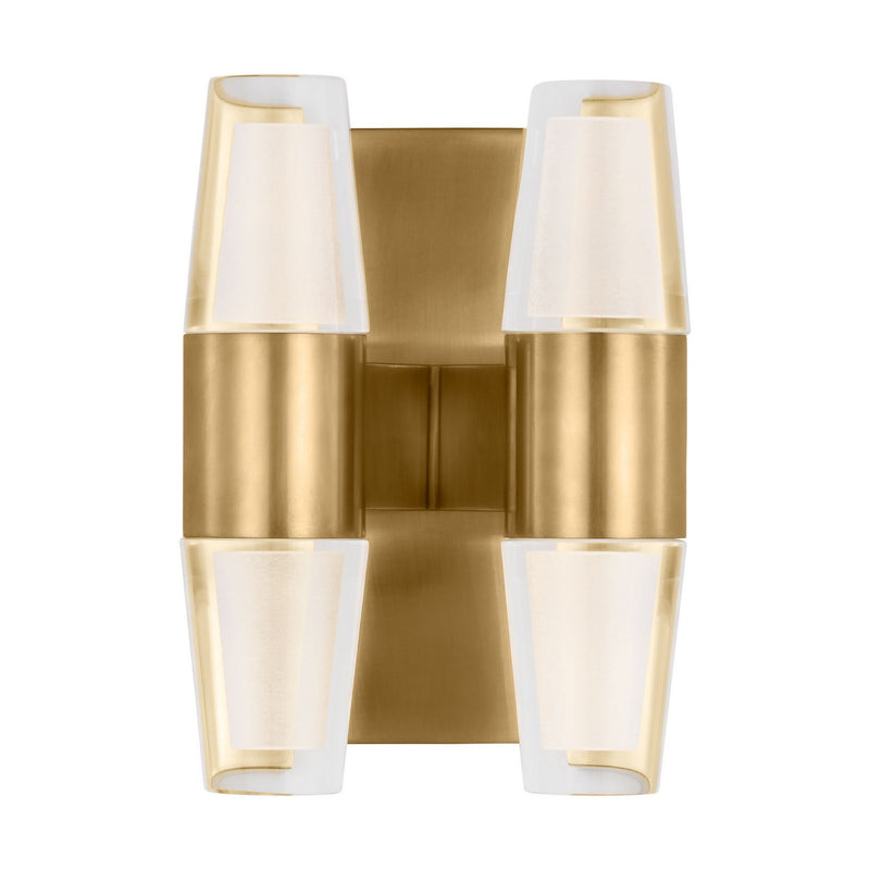 LED Wall Sconce<br /><span style="color:#4AB0CE;">Entrega: 4-10 dias en USA</span><br /><span style="color:#4AB0CE;font-size:60%;">PREGUNTE POR ENTREGA EN PANAMA</span><br />Collection: Lassell<br />Finish: Natural Brass