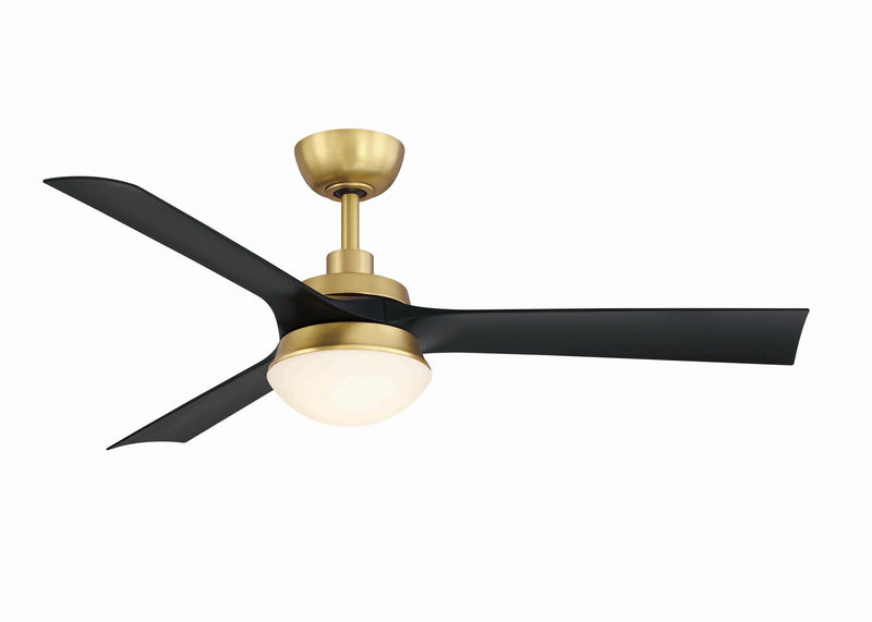 Fanimation - FP6807BSBL - 52"Ceiling Fan - Barlow - Brushed Satin Brass