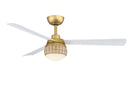 52"Ceiling Fan<br /><span style="color:#4AB0CE;">Entrega: 4-10 dias en USA</span><br /><span style="color:#4AB0CE;font-size:60%;">PREGUNTE POR ENTREGA EN PANAMA</span><br />Collection: Paget<br />Finish: Brushed Satin Brass