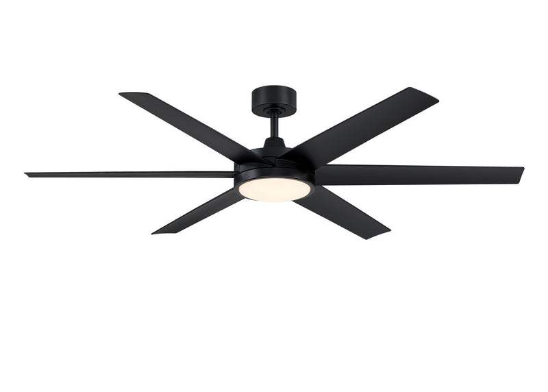 Fanimation - FPD6605BL - 64"Ceiling Fan - Brawn - Black