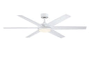 Fanimation - FPD6605MW - 64"Ceiling Fan - Brawn - Matte White