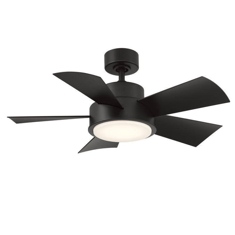 Modern Forms Fans - FR-W1802-38L-MB - 38"Ceiling Fan - Vox - Matte Black