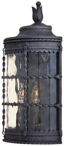 Two Light Pocket Lantern<br /><span style="color:#4AB0CE;">Entrega: 13-14 semanas en USA</span><br /><span style="color:#4AB0CE;font-size:60%;">PREGUNTE POR ENTREGA EN PANAMA</span><br />Collection: Mallorca<br />Finish: Spanish Iron