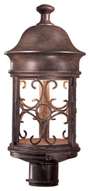 One Light Post Mount<br /><span style="color:#4AB0CE;">Entrega: 28-29 semanas en USA</span><br /><span style="color:#4AB0CE;font-size:60%;">PREGUNTE POR ENTREGA EN PANAMA</span><br />Collection: Sage Ridge<br />Finish: Vintage Rust