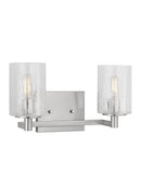 Generation Lighting - GLV1032BS - Two Light Wall / Bath - Parker - Brushed Steel