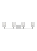 Generation Lighting - GLV1034CH - Four Light Wall / Bath - Parker - Chrome