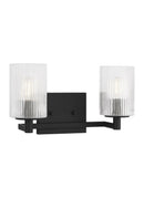 Generation Lighting - GLV1042MBK - Two Light Wall / Bath - Lando - Midnight Black