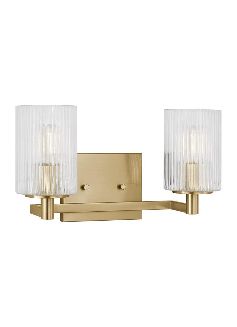 Generation Lighting - GLV1042SB - Two Light Wall / Bath - Lando - Satin Bronze