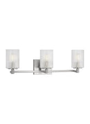 Generation Lighting - GLV1043BS - Three Light Wall / Bath - Lando - Brushed Steel