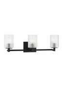 Generation Lighting - GLV1043MBK - Three Light Wall / Bath - Lando - Midnight Black