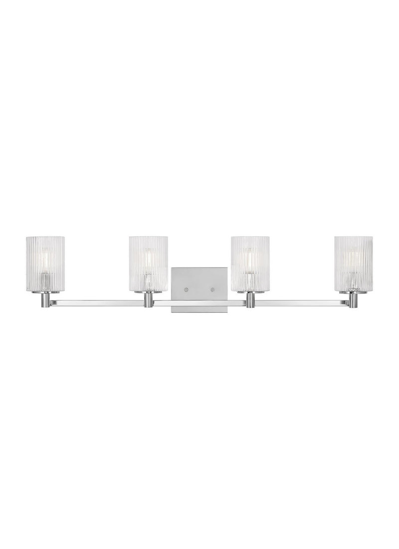 Generation Lighting - GLV1044CH - Four Light Wall / Bath - Lando - Chrome