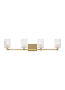 Generation Lighting - GLV1044SB - Four Light Wall / Bath - Lando - Satin Brass