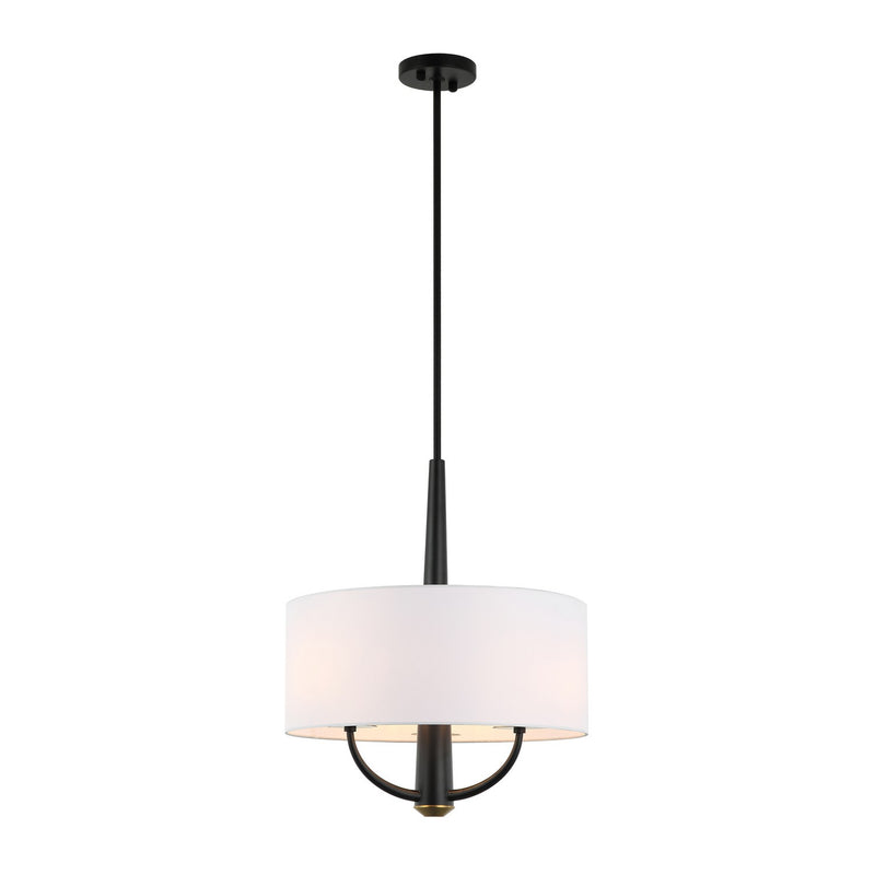 Three Light Pendant<br /><span style="color:#4AB0CE;">Entrega: 4-10 dias en USA</span><br /><span style="color:#4AB0CE;font-size:60%;">PREGUNTE POR ENTREGA EN PANAMA</span><br />Collection: Patchwork<br />Finish: Black/Satin Brass