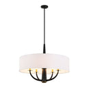 Five Light Pendant<br /><span style="color:#4AB0CE;">Entrega: 4-10 dias en USA</span><br /><span style="color:#4AB0CE;font-size:60%;">PREGUNTE POR ENTREGA EN PANAMA</span><br />Collection: Patchwork<br />Finish: Black/Satin Brass