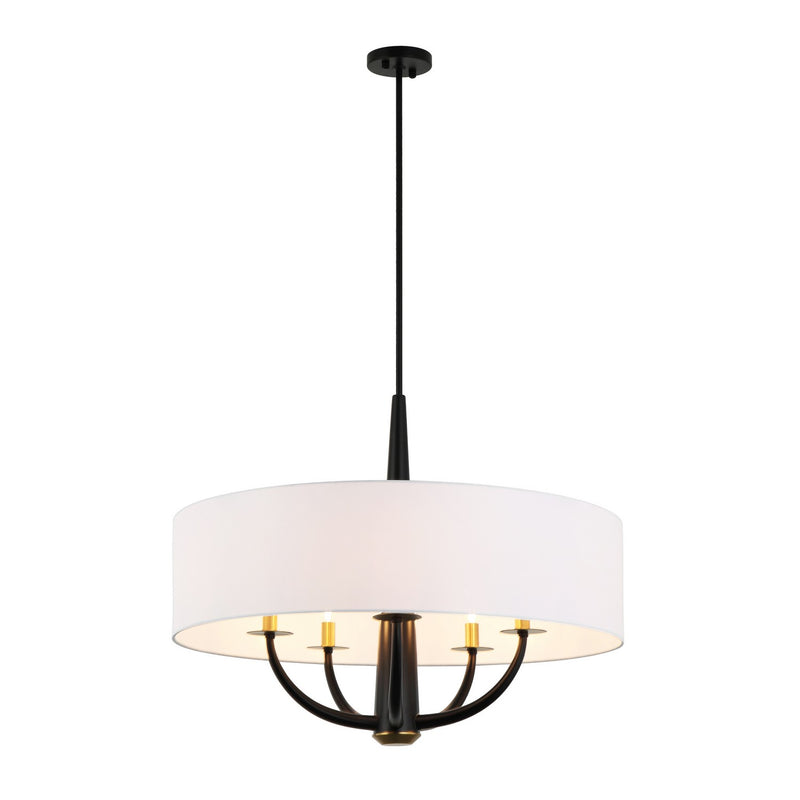 Five Light Pendant<br /><span style="color:#4AB0CE;">Entrega: 4-10 dias en USA</span><br /><span style="color:#4AB0CE;font-size:60%;">PREGUNTE POR ENTREGA EN PANAMA</span><br />Collection: Patchwork<br />Finish: Black/Satin Brass