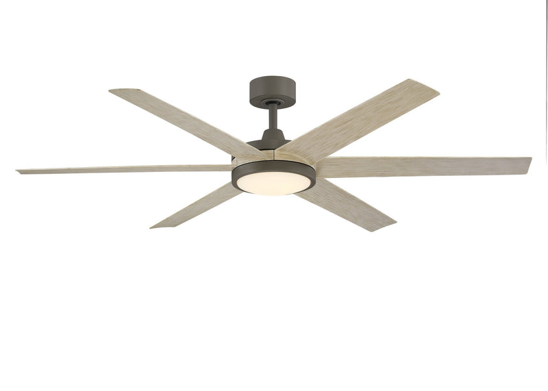 Fanimation - FPD6605AGP - 64"Ceiling Fan - Brawn - Antique Graphite