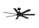 Fanimation - FPD6865BLW - 56"Ceiling Fan - Pendry 56 - Black