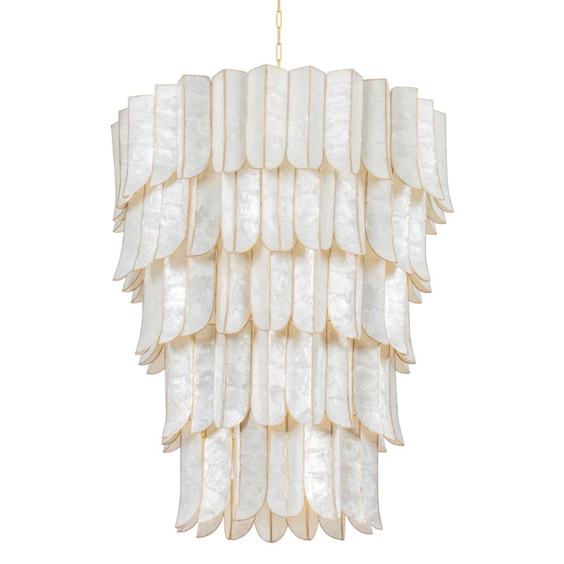 Corbett Lighting - 365-39-VGL - 27 Light Chandelier - Cartagena - Vintage Gold Leaf