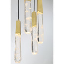 George Kovacs - P1287-859-L - LED Pendant - Drifting Droplets - Brushed Brass