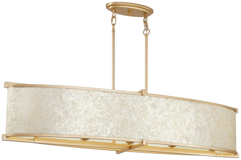 Metropolitan - N1939-760 - Five Light Island Chandelier - Sommers Bend - Fawn Gold