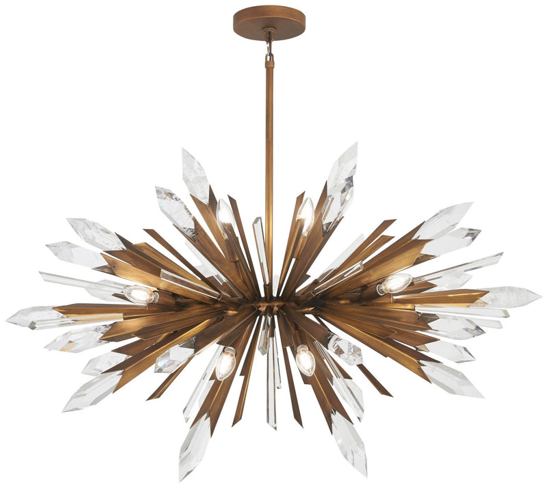 Metropolitan - N1948-739 - 12 Light Pendant - Elsa - Painted Gold