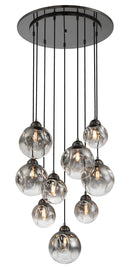 Metropolitan - N5369-605 - Nine Light Pendant - Neveh - Gun Metal