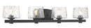 Minka-Lavery - 2234-66A - Four Light Bath Vanity - Drysdale - Coal Black
