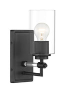 Minka-Lavery - 2641-66A - One Light Bath Vanity - Binsly - Coal Black