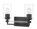 Minka-Lavery - 2642-66A - Two Light Bath Vanity - Binsly - Coal Black