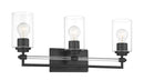 Minka-Lavery - 2643-66A - Three Light Bath Vanity - Binsly - Coal Black