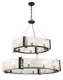 Minka-Lavery - 3610-66A - 20 Light Pendant - Cloud Break - Coal Black