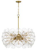 Minka-Lavery - 3657-695 - Ten Light Pendant - Winter - Soft Brass
