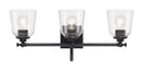 Minka-Lavery - 4003-66A - Three Light Bath Vanity - Antonia - Coal Black