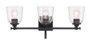 Minka-Lavery - 4003-66A - Three Light Bath Vanity - Antonia - Coal Black