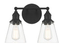 Minka-Lavery - 5682-66A - Two Light Bath Vanity - Barwell - Coal Black