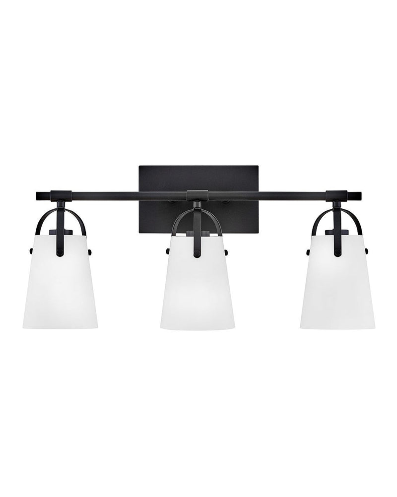 Hinkley - 5133BK-OP - LED Vanity - Foster - Black