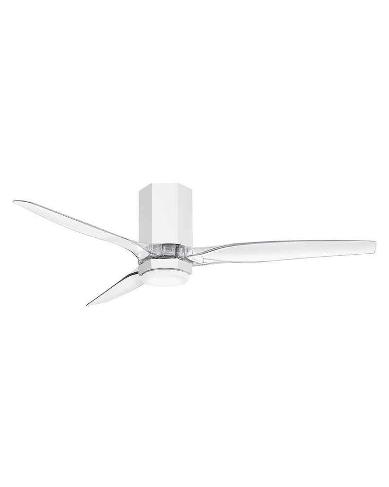 Hinkley - 905852FWC-LDD - 52"Ceiling Fan - Facet - Matte White